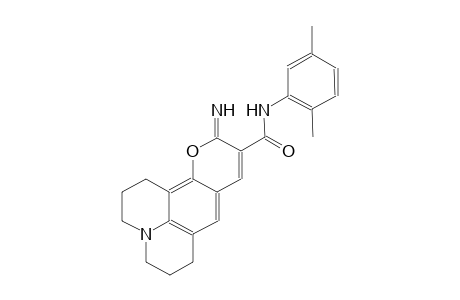 1H,5H,11H-[1]benzopyrano[6,7,8-ij]quinolizine-10-carboxamide, N-(2,5-dimethylphenyl)-2,3,6,7-tetrahydro-11-imino-