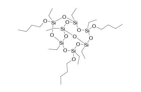 1,3,5,7,9,11,13-Heptaethyl-5,9,13-tributoxytricyclo[5.5.1.3(3,1)1]heptasiloxane