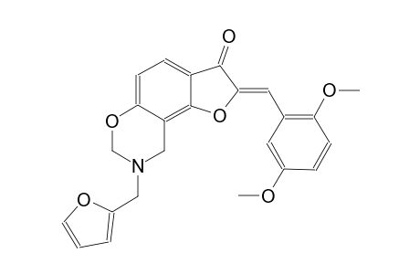 7H-furo[2,3-f][1,3]benzoxazin-3(2H)-one, 2-[(2,5-dimethoxyphenyl)methylene]-8-(2-furanylmethyl)-8,9-dihydro-, (2Z)-