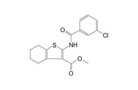 benzo[b]thiophene-3-carboxylic acid, 2-[(3-chlorobenzoyl)amino]-4,5,6,7-tetrahydro-, methyl ester