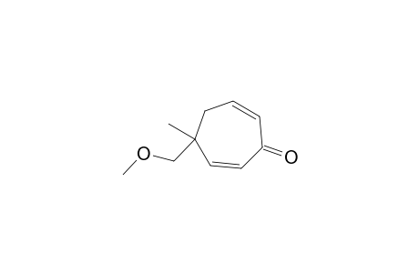 2,6-Cycloheptadien-1-one, 4-(methoxymethyl)-4-methyl-