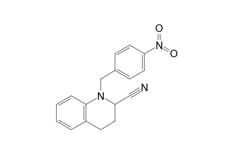 1-(4-nitrobenzyl)-3,4-dihydro-2H-quinoline-2-carbonitrile
