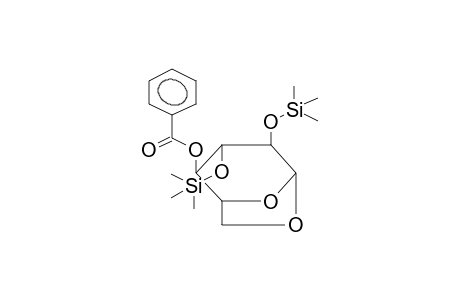 4-O-BENZOYL-2,3-DI-O-TRIMETHYLSILYL-1,6-ANHYDRO-BETA-D-GLUCOPYRANOSE