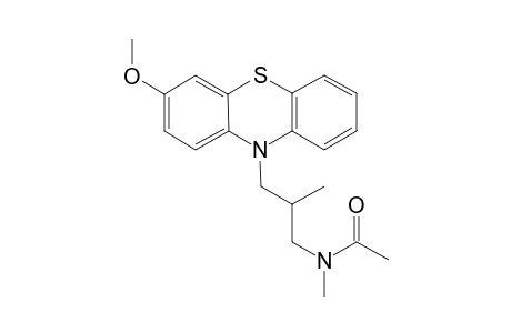 3-Methoxy-N-(2-methyl-3-(N-methyl-N-acetylaminopropyl)phenothiazine