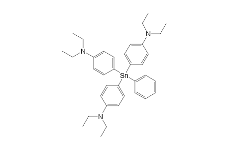 Benzenamine, 4,4',4''-(phenylstannylidyne)tris[N,N-diethyl-