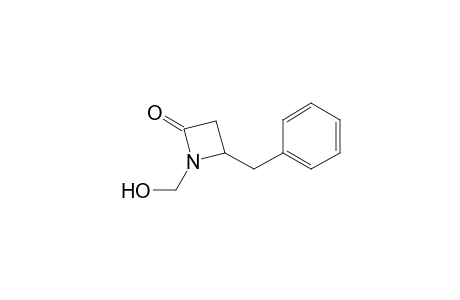 4-Benzyl-1-hydroxymethylazetidin-2-one