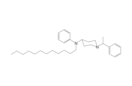 N-Dodecyl-N-phenyl-1-(1-phenylethyl)piperidin-4-amine