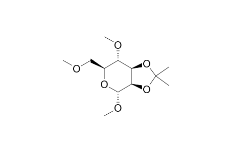 METHYL-2,3-O-ISOPROPYLIDENE-4,6-DI-O-METHYL-ALPHA-D-MANNOPYRANOSIDE