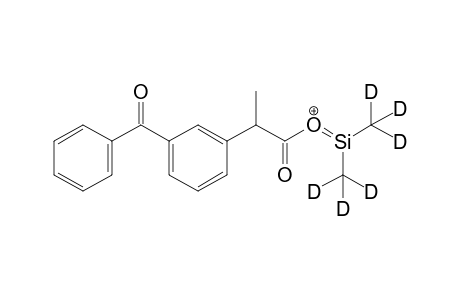 2-(3-benzoylphenyl)propanoyl-[bis(trideuteriomethyl)silylidene]oxonium