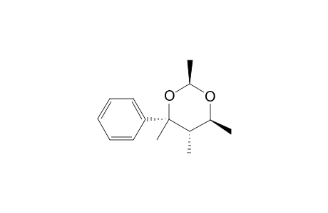 (2S,4R,5S,6S)-2,4,5,6-tetramethyl-4-phenyl-1,3-dioxane