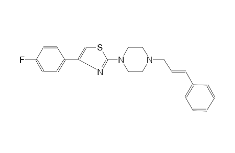 piperazine, 1-[4-(4-fluorophenyl)-2-thiazolyl]-4-[(2E)-3-phenyl-2-propenyl]-