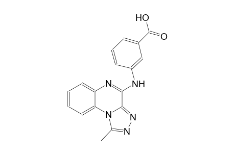 benzoic acid, 3-[(1-methyl[1,2,4]triazolo[4,3-a]quinoxalin-4-yl)amino]-