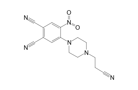 1,2-Benzenedicarbonitrile, 4-[4-(2-cyanoethyl)-1-piperazinyl]-5-nitro-