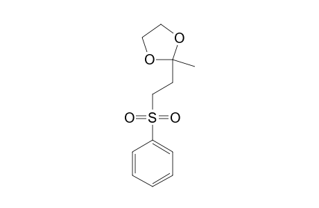 4-PHENYLSULFONYL-BUTAN-2-ONE-ETHYLENE-ACETYL