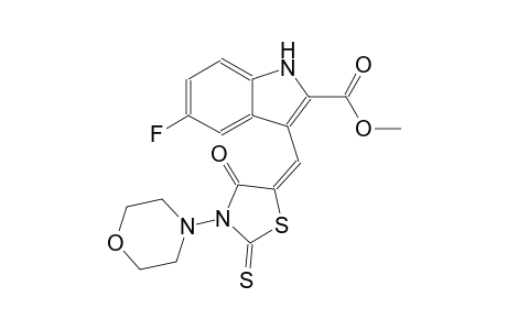 1H-indole-2-carboxylic acid, 5-fluoro-3-[(E)-[3-(4-morpholinyl)-4-oxo-2-thioxo-5-thiazolidinylidene]methyl]-, methyl ester