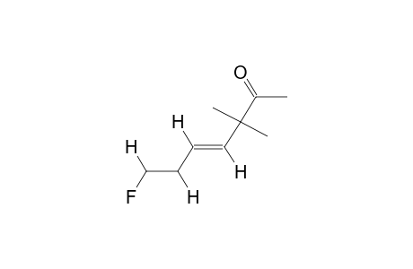 TRANS-7-FLUORO-3,3-DIMETHYL-4-HEPTEN-2-ONE