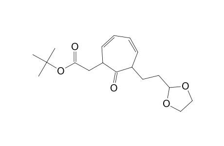 2-(2-tert-butoxy-2-oxoeth-1-yl)-7-[2-(1,3-dioxolan-2-yl)ethyl]cyclohepta-3,5-dien-1-one