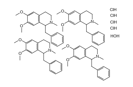 1-BENZYL-6,7-DIMETHOXY-2-METHYL-1,2,3,4-TETRAHYDROISOQUINOLINE, HYDROCHLORIDE, HYDRATED