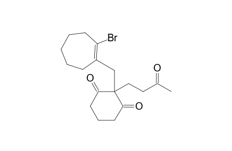 2-[(2-bromanylcyclohepten-1-yl)methyl]-2-(3-oxidanylidenebutyl)cyclohexane-1,3-dione