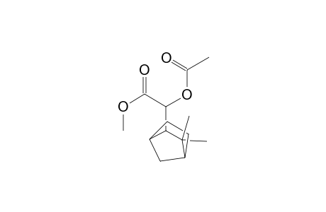 Bicyclo[2.2.1]heptane-2-acetic acid, .alpha.-(acetyloxy)-3,3-dimethyl-, methyl ester