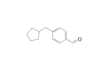 4-(Cyclopentylmethyl)benzaldehyde