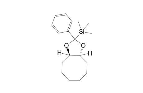 10-Phenyl-10-trimethylsilyl-9,11-trans-dioxabicyclo[6.3.0]undecane