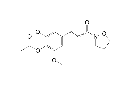 2-(3,5-dimethoxy-4-hydroxycinnamoyl)isoxazolidine, acetate(ester)
