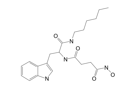 N'1-[1-(HEXYLCARBAMOYL)-2-(1H-INDOL-3-YL)-ETHYL]-N'4-HYDROXYSUCCINAMIDE
