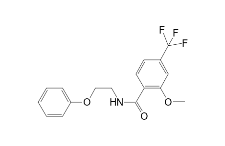 2-Methoxy-N-(2-phenoxyethyl)-4-(trifluoromethyl)benzamide