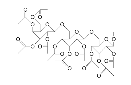 Methyl-tris(B-D-galactopyranoside) decaacetate