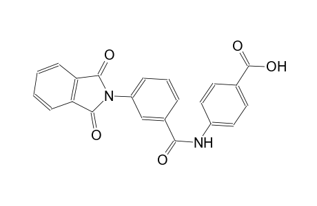 4-{[3-(1,3-dioxo-1,3-dihydro-2H-isoindol-2-yl)benzoyl]amino}benzoic acid