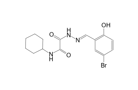 2-[(2E)-2-(5-bromo-2-hydroxybenzylidene)hydrazino]-N-cyclohexyl-2-oxoacetamide