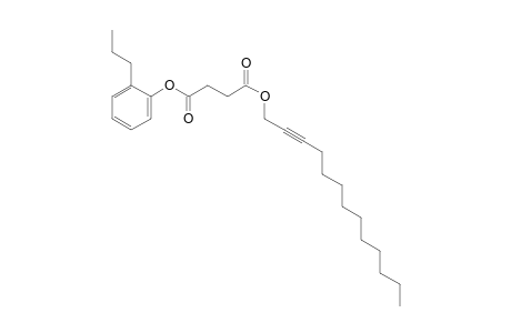 Succinic acid, tridec-2-yn-1-yl 2-propylphenyl ester