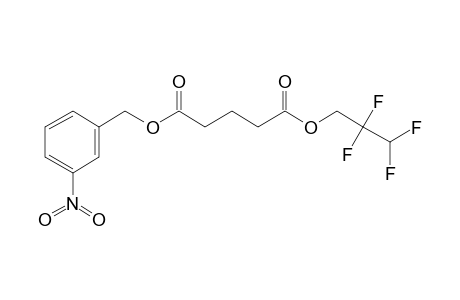 Glutaric acid, 2,2,3,3-tetrafluoropropyl 3-nitrobenzyl ester