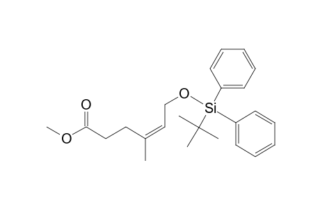 (Z)-Methyl-6-((tert-Butyldiphenylsilyl)oxy)-4-methyl-4-hexenoate