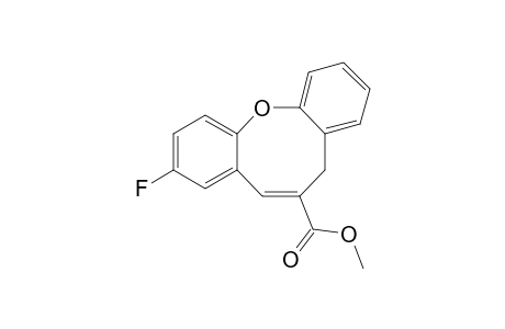 (E)-9-Fluoro-5H-12-oxa-dibenzo[a,d]cyclooctene-6-carboxylic acid methyl ester