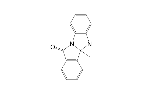 4B,5-DIHYDRO-4B-METHYL-11H-ISOINDOLO-[2,1-A]-BENZIMIDAZOL-11-ONE
