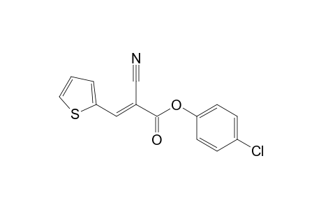 (4-chlorophenyl) (E)-2-cyano-3-(2-thienyl)prop-2-enoate