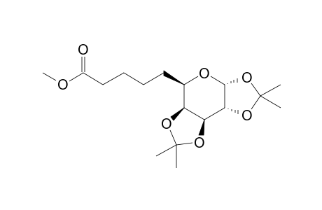 6-Deoxy-1,2 : 3,4-di-O-isopropylidene-6-C-[3'-(methoxycarbonyl)propyl]-.alpha.-D-galactopyranose