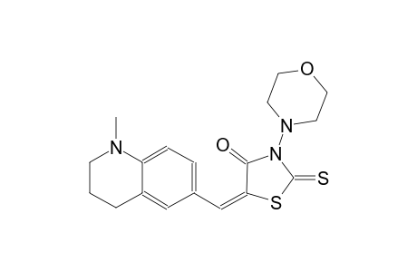 4-thiazolidinone, 3-(4-morpholinyl)-5-[(1,2,3,4-tetrahydro-1-methyl-6-quinolinyl)methylene]-2-thioxo-, (5E)-