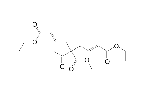 1,6-Heptadiene-1,4,7-tricarboxylic acid, 4-acetyl-, triethyl ester, (E,E)-