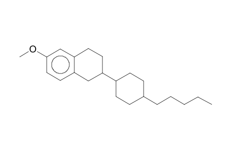 6-Methoxy-2-(4-pentylcyclohexyl)-1,2,3,4-tetrahydronaphthalene