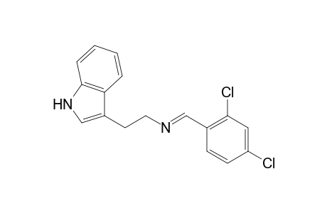 3-{2-[(2,4-dichlorobenzylidene)amino]ethyl}indole