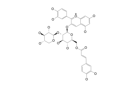 CYANIDIN-3-O-(2''-XYLOSYL-6''-TRANS-CAFFEOYL)-GLUCOPYRANOSIDE