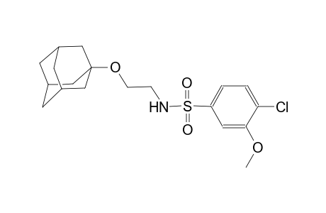 benzenesulfonamide, 4-chloro-3-methoxy-N-[2-(tricyclo[3.3.1.1~3,7~]dec-1-yloxy)ethyl]-