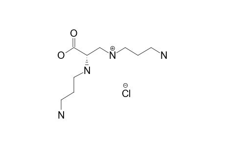 N,N-BIS-(3-AMINOPROPYL)-L-ALPHA,BETA-DIAMINOPROPIONIC-ACID-HYDROCHLORIDE