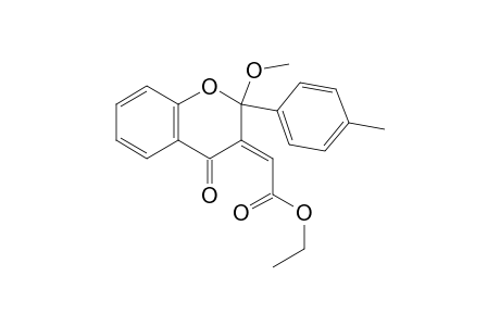 (E)-3-(Carbethoxymethylene)-2-methoxy-4'-methylflavanone