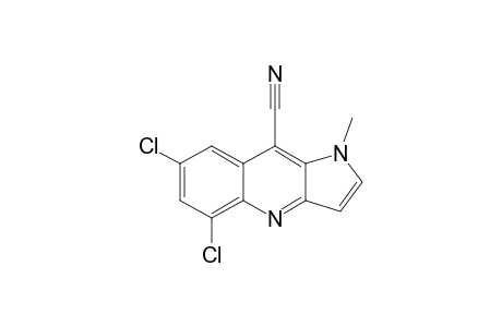 5,7-Dichloro-1-methyl-1H-pyrrolo[3,2-b]quinoline-9-carbonitrile