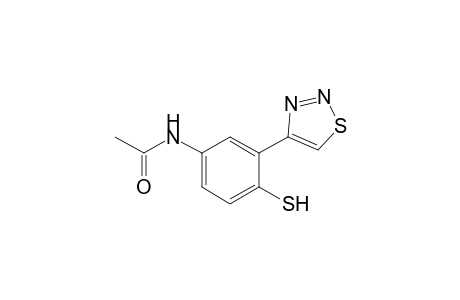 N-(4-mercapto-3-(1,2,3-thiadiazol-4-yl)phenyl)acetamide