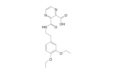 2-Pyrazinecarboxylic acid, 3-[[[2-(3,4-diethoxyphenyl)ethyl]amino]carbonyl]-